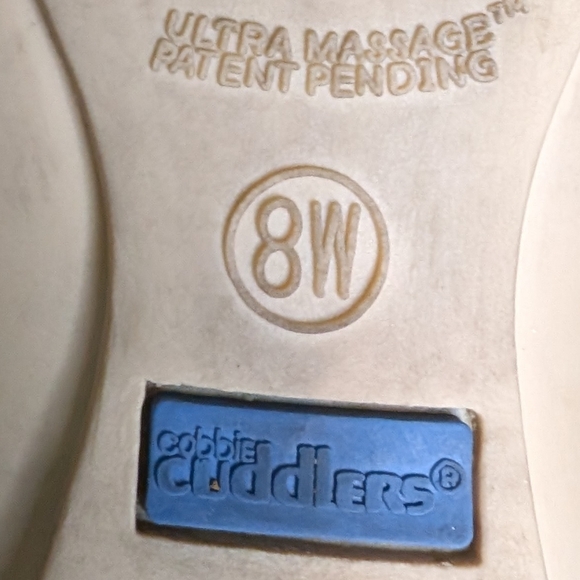 Cobbie Cuddlers 8W vintage ultra comfort white leather lace up gladiator sandals - Picture 4 of 10